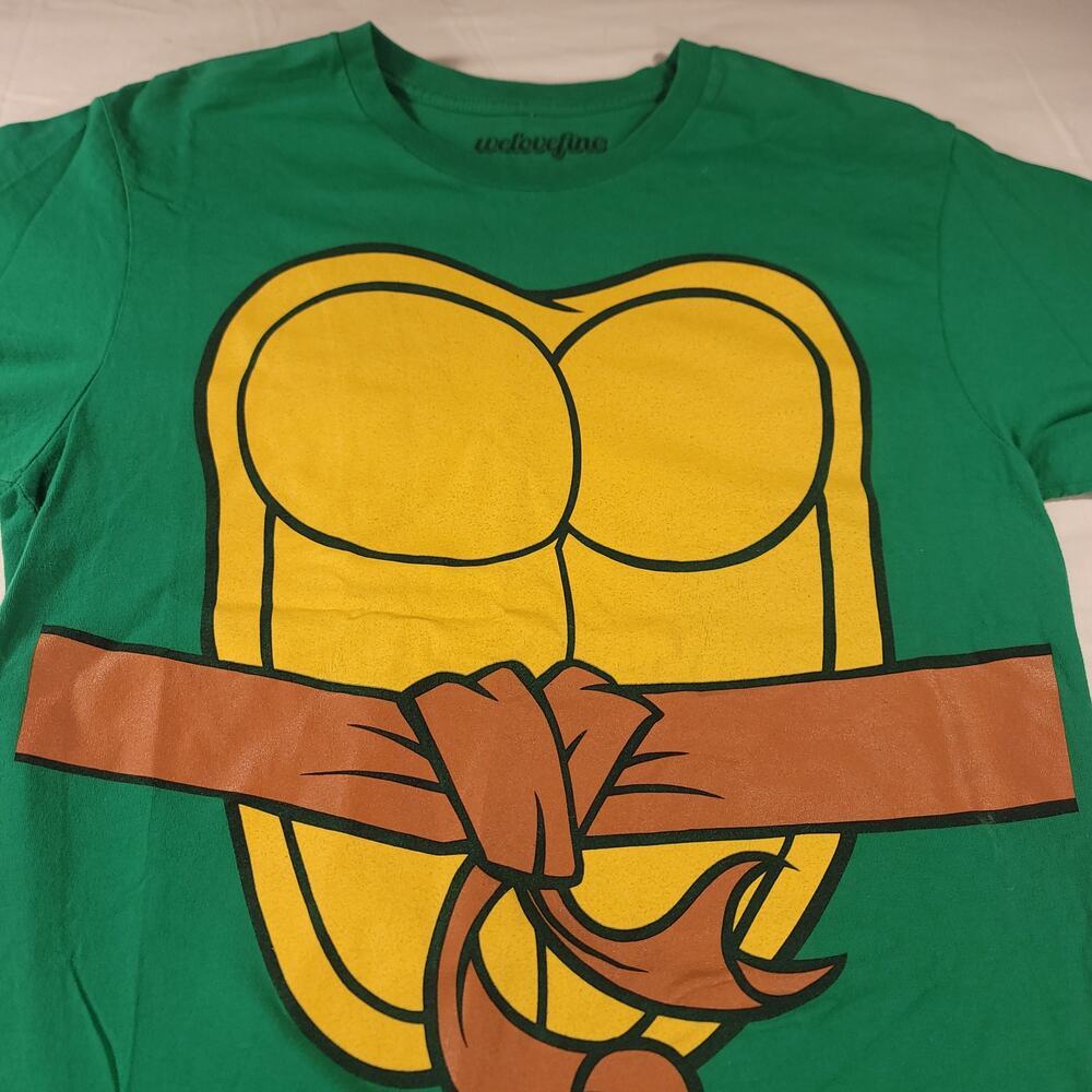 Teenage Mutant Ninja Turtles Graphic Short Sleeve T-Shirt Mens Size M Green
